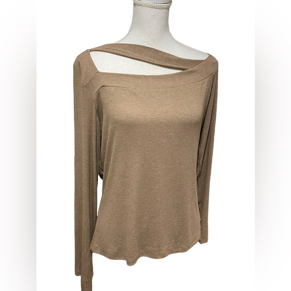 NWT LNA Long Sleeve Otis Ribbed Top Size 2X - Picture 7 of 12